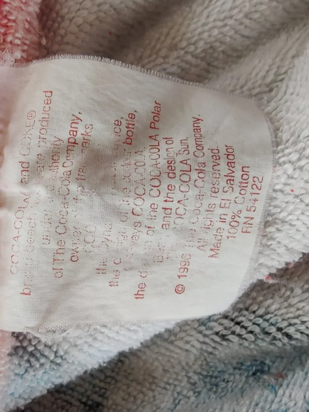 Vintage Coca-Cola Polar Bear Towel